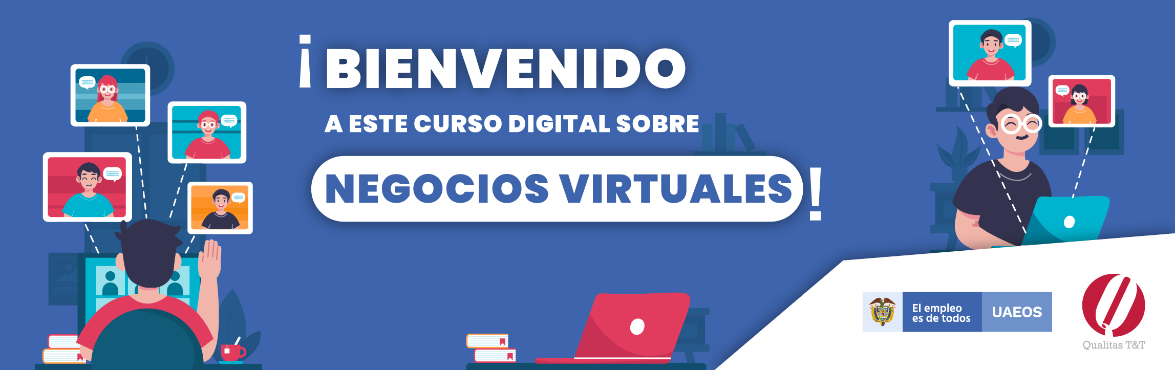 Bienvenida al curso digital sobre Negocios Virtuales